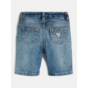 Ripped denim shorts for kids Guess image-1