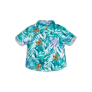 Child cotton poplin shirt Guess image-0
