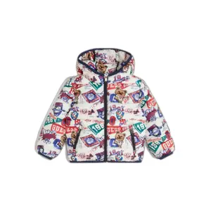 Child hooded zipped down jacket Guess image-0