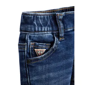 Jeans with girl bear embroidery Guess image-3