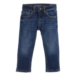 Children's straight destroy jeans Guess image-3