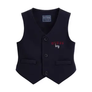 Children's sleeveless jacket + shirt + pants set Guess image-1