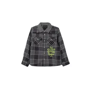 Baby boy muslin shirt Guess image-0