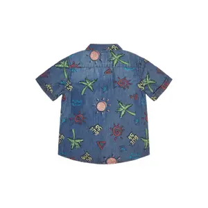 Hemd jeans léger enfant Guess image-1