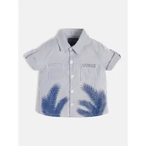 Child poplin shirt Guess image-1