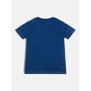Organic cotton T-shirt for kids Guess image-3