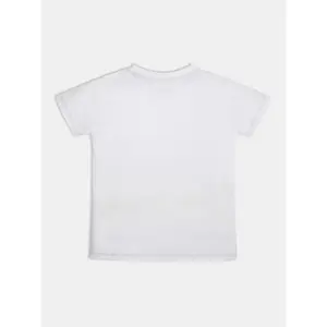 Organic cotton T-shirt for kids Guess image-2