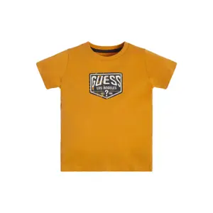 Organic cotton T-shirt for kids Guess image-2