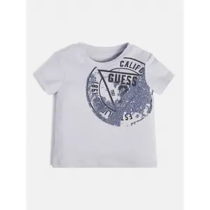 Organic cotton t-shirt baby boy Guess image-2