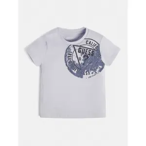 Organic cotton t-shirt baby boy Guess image-4