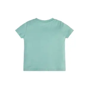 Organic cotton t-shirt baby girl Guess image-0