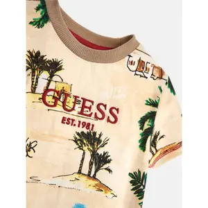 Baby boy cotton T-shirt Guess image-4