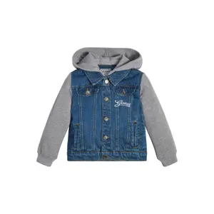 Jeansjacke mit Kapuze Kind Guess image-0