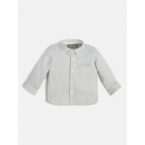 Adjustable cotton shirt for kids Guess image-1