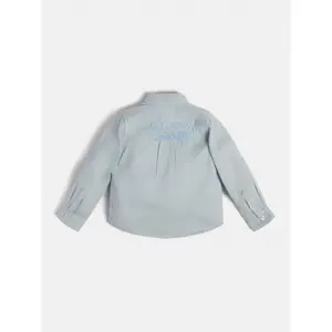 Adjustable cotton shirt for boys Guess image-2