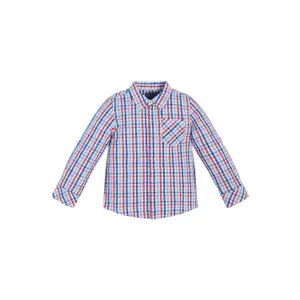 Baby boy poplin check shirt Guess YD image-1