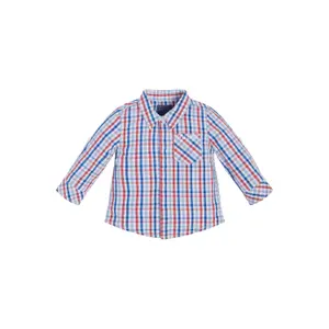 Baby boy poplin check shirt Guess YD image-2