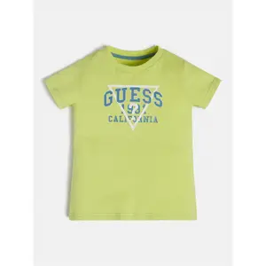 Organic cotton T-shirt for kids Guess image-2