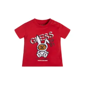 T-shirt cotton child Guess image-2
