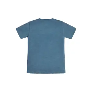 Organic flamed jersey t-shirt for kids Guess image-3