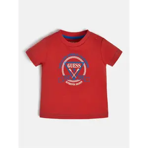 Organic cotton t-shirt baby boy Guess image-2