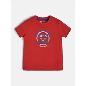 Organic cotton t-shirt baby boy Guess image-4
