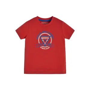 Organic cotton t-shirt baby boy Guess image-6