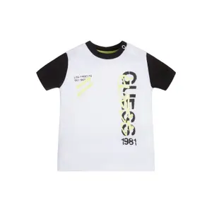 Organic cotton T-shirt for kids Guess image-1