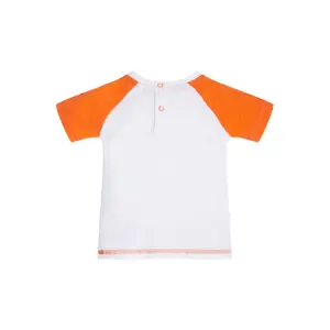 Baby boy organic flamed jersey t-shirt Guess image-0