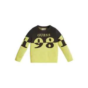 Organic cotton baby boy sweater Guess image-0