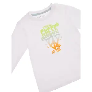 Baby boy long sleeve t-shirt Guess image-2