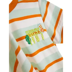 Baby boy striped T-shirt Guess image-2