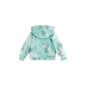Waterproof zipped hooded jacket baby boy Guess image-1