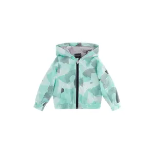 Waterproof zipped hooded jacket baby boy Guess image-0
