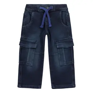 Pantalon cargo en jean enfant Guess image-0