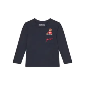 T-shirt manches longues enfant Guess blue image-0