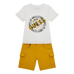Baby t-shirt + fleece shorts sæt Guess image-1