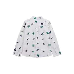 Children's long-sleeved poplin shirt Guess image-1