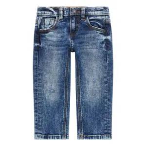 Baby slim fit stretch straight jeans Guess image-0