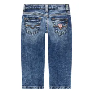 Baby slim fit stretch straight jeans Guess image-1