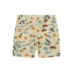Kids' linen cargo shorts Guess image-1