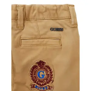 Pantalon chino extensible en satin bébé garçon Guess image-3