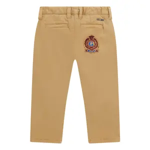 Pantalon chino extensible en satin bébé garçon Guess image-1