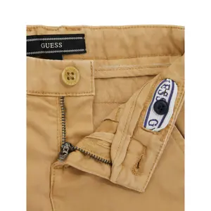 Pantalon chino extensible en satin bébé garçon Guess image-2