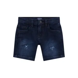 Short with bear print for baby boy Guess image-0