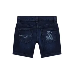 Short with bear print for baby boy Guess image-1