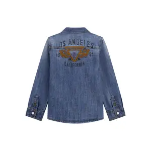 Chemise en jean manches réglables bébé garçon Guess image-1