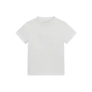 Jacquard jersey T-shirt for baby boy Guess image-0