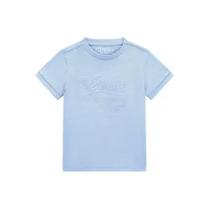 Kids' jacquard jersey T-shirt Guess image-0