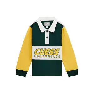 Thick jersey polo for kids Guess image-0